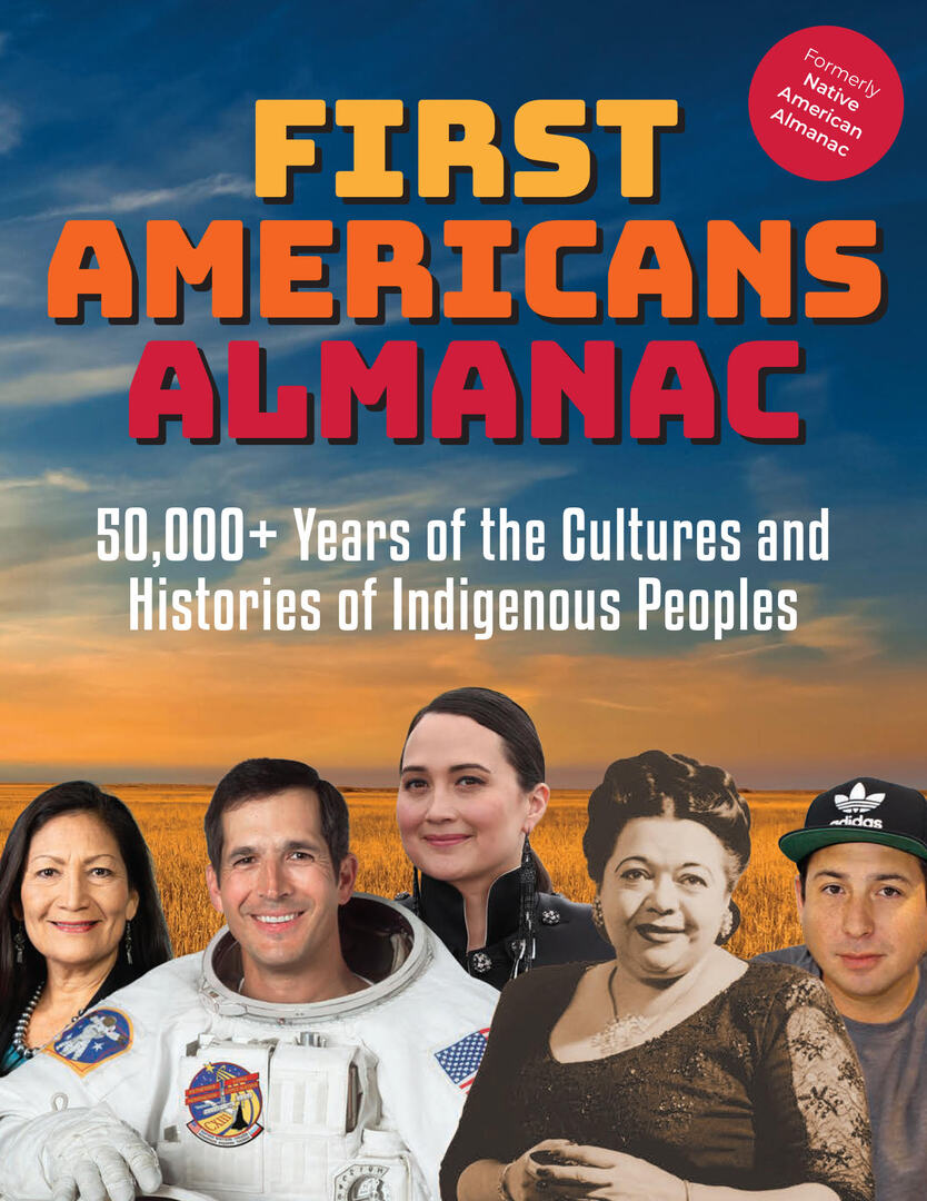 Cover image for First Americans Almanac ISBN 9781578598458